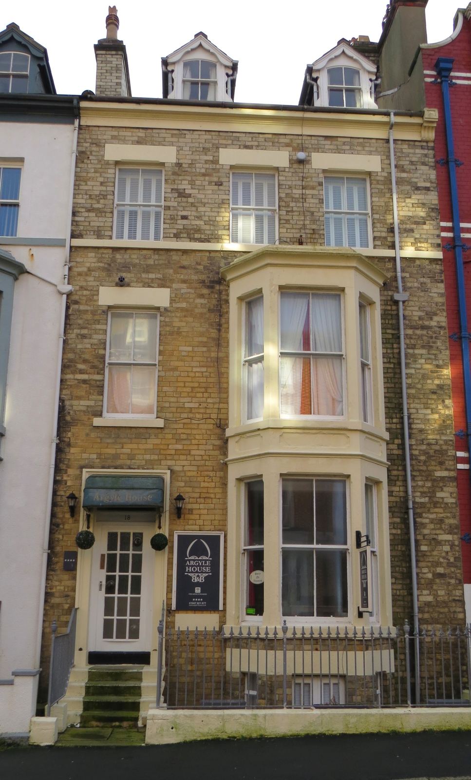 Argyle House on Hudson Street, West Cliff, Whitby